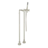 Rohl - Lombardia Floor Mount Tub Filler - Polished Nickel