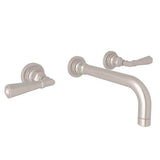 Rohl - San GiovanniE Wall Mount Lavatory Faucet Trim - Satin Nickel