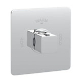 Rohl - QuartileE 3/4'' Thermostatic Trim Without Volume Control - Polished Chrome