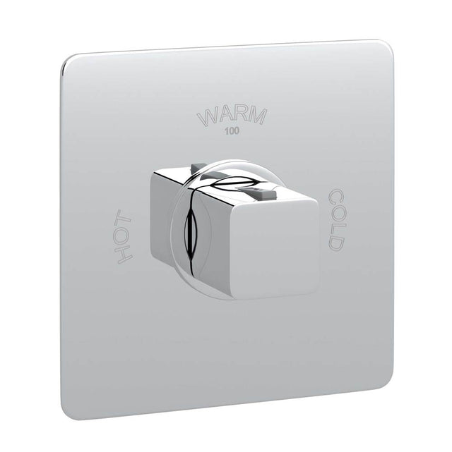 Rohl - QuartileE 3/4'' Thermostatic Trim Without Volume Control - Polished Chrome
