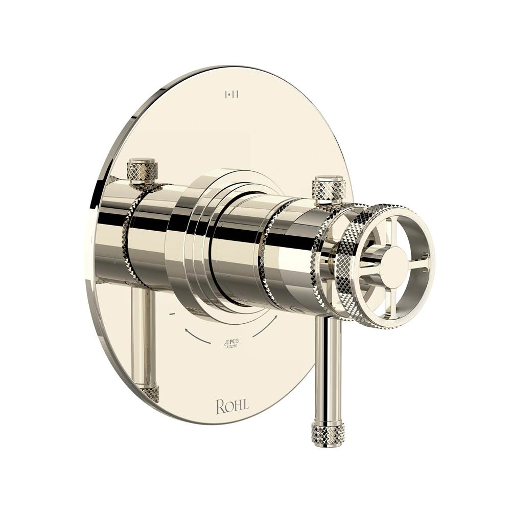 Rohl - CampoE 1/2'' Therm & Pressure Balance Trim With 3 Functions - Polished Nickel