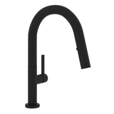 Rohl - LuxE Pull-Down Bar/Food Prep Kitchen Faucet - Matte Black