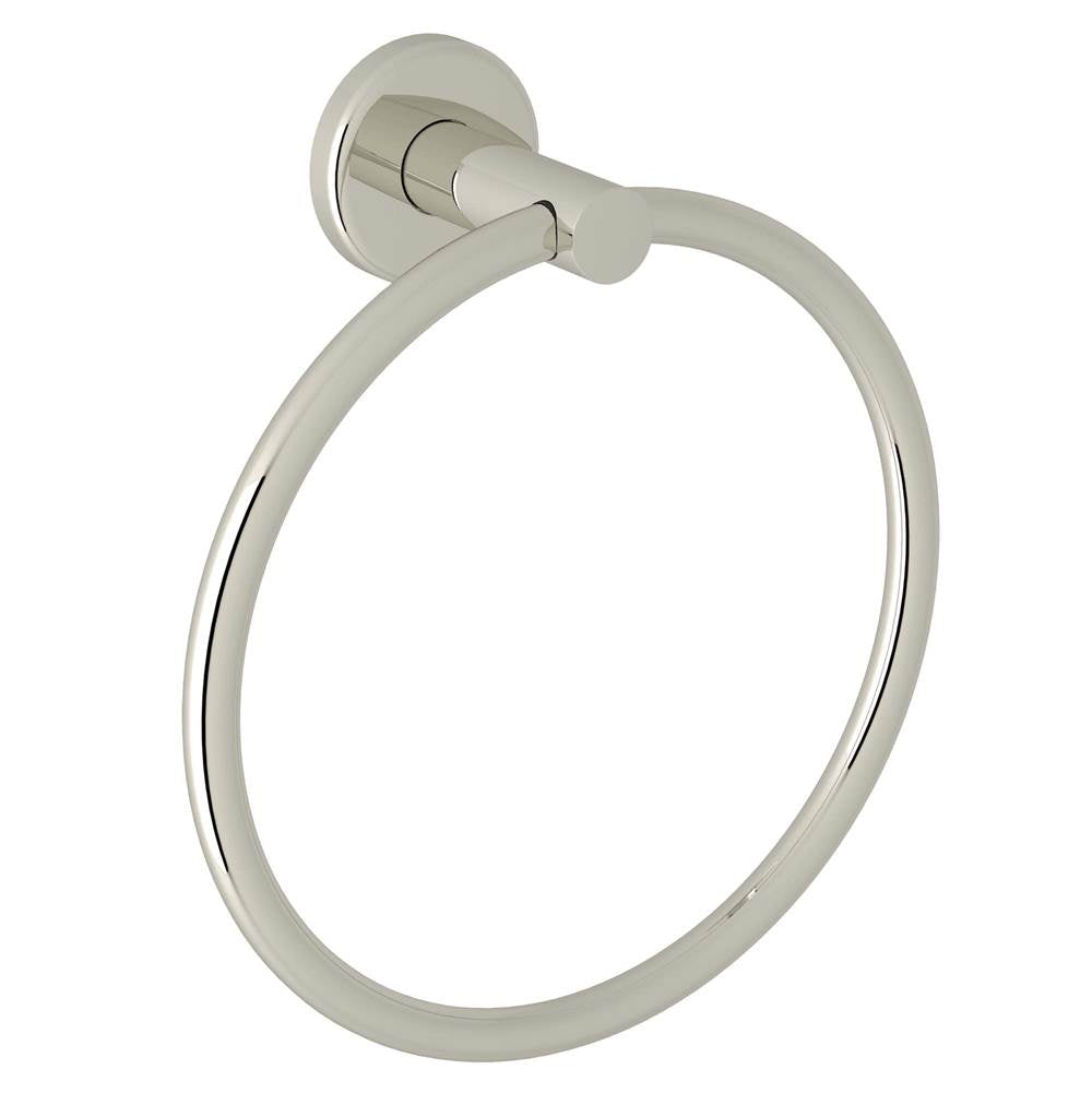 Rohl - Lombardia Towel Ring - Polished Nickel