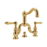 Rohl - Acqui Bridge Lavatory Faucet - Italian Brass