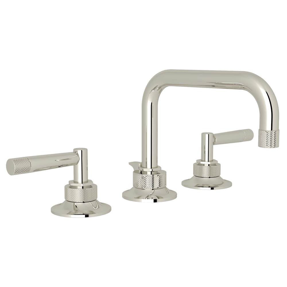 Rohl - Graceline Widespread Lavatory Faucet With U-Spout - Polished Nickel