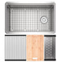 Rohl - CulinarioE 30'' Stainless Steel Chef/Workstation Sink With Accessories - Brushed Stainless Steel