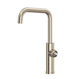 Rohl - EclissiE Bar/Food Prep Kitchen Faucet With U-Spout - Less Handle - Satin Nickel