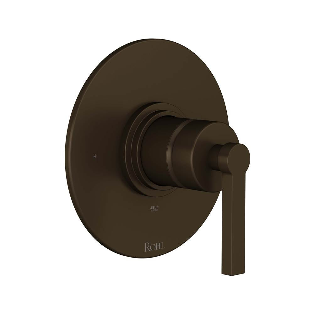 Rohl - Lombardia 1/2'' Pressure Balance Trim - Tuscan Brass