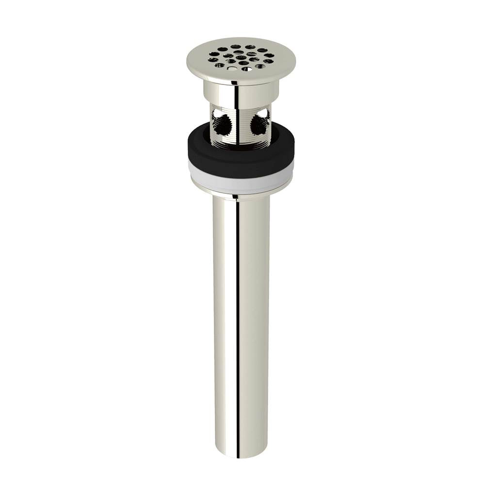 Rohl - Lavatory Grid Drain With Overflow - Polished Nickel