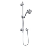 Rohl - Graceline Handshower Set With 24'' Slide Bar and 5-Function Handshower - Polished Chrome