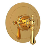 Rohl - Georgian EraE 3/4'' Round Thermostatic Trim Without Volume Control - Unlacquered Brass