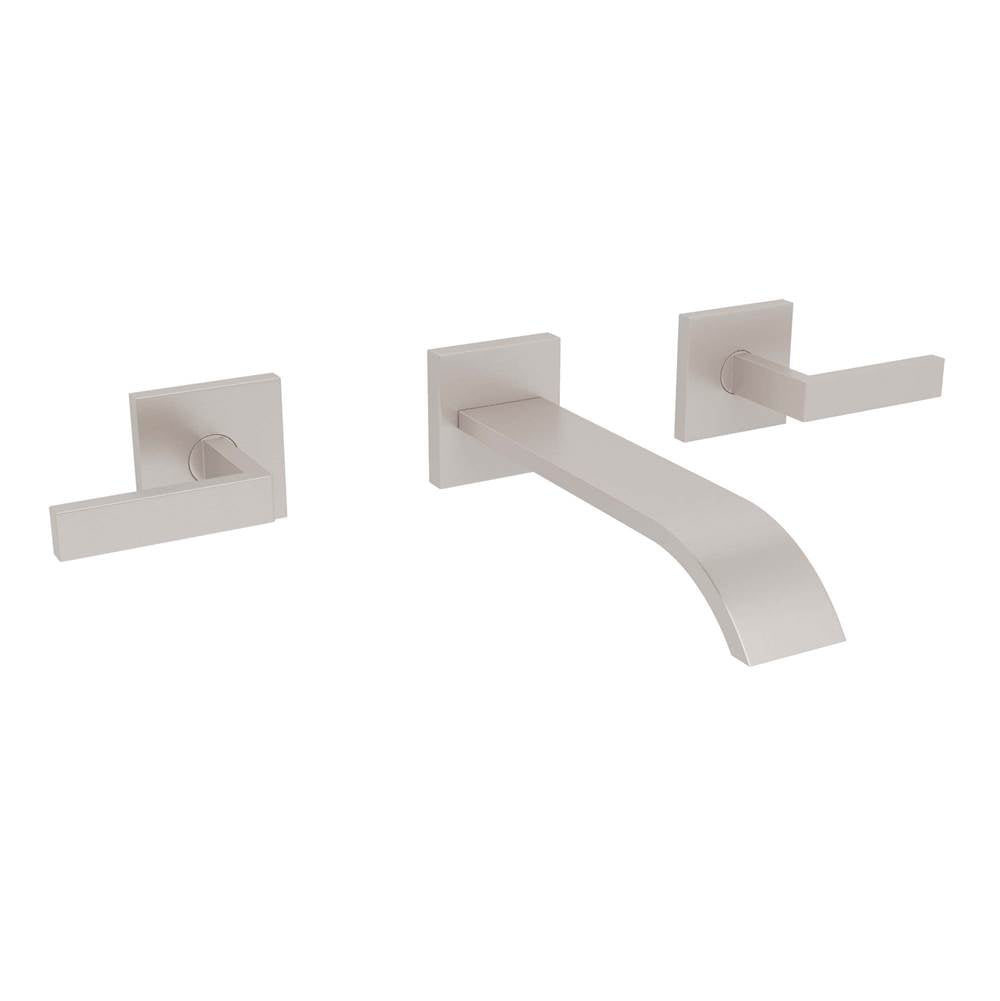 Rohl - WaveE Wall Mount Lavatory Faucet Trim - Satin Nickel