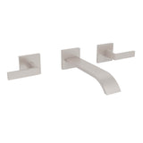 Rohl - WaveE Wall Mount Lavatory Faucet Trim - Satin Nickel