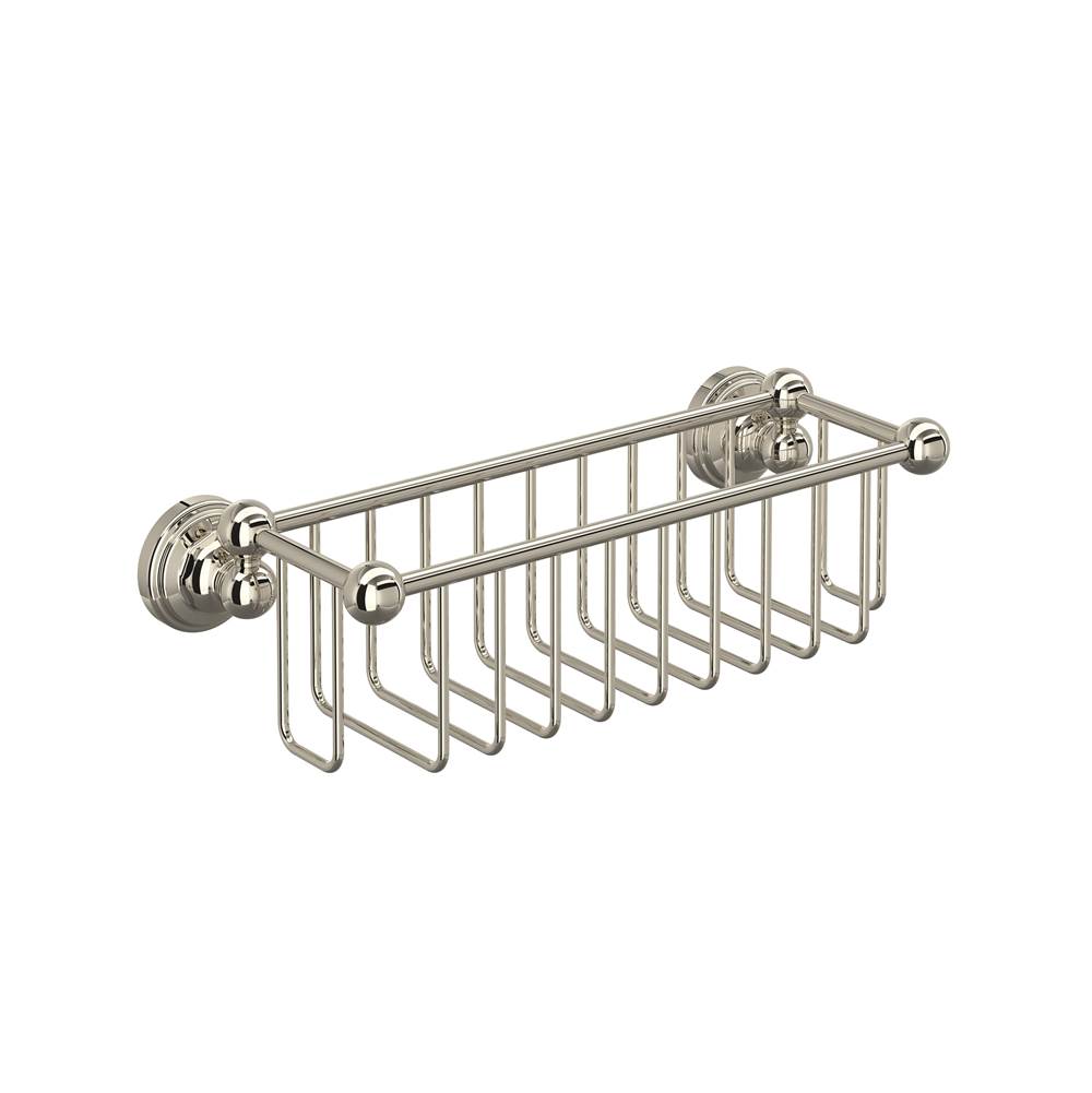 Rohl - 10'' Bottle Basket - Polished Nickel