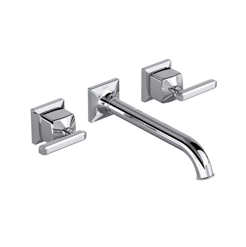 Rohl - ApothecaryE Wall Mount Lavatory Faucet Trim - Polished Chrome