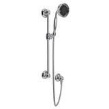 Rohl - Handshower Set With 22'' Slide Bar and 3-Function Handshower - Polished Chrome
