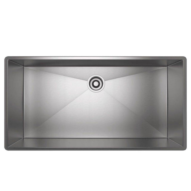 Rohl - ForzeE 36'' Single Bowl Stainless Steel Kitchen Sink - Brushed Stainless Steel
