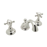 Rohl - Acqui Widespread Lavatory Faucet With Low Spout - Polished Nickel
