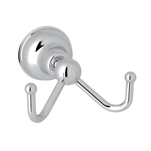 Rohl - ArcanaE Double Robe Hook - Polished Chrome