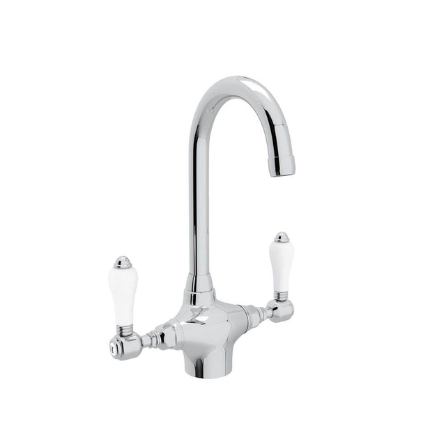 Rohl - San Julio Two Handle Bar/Food Prep Kitchen Faucet - Polished Chrome
