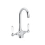 Rohl - San Julio Two Handle Bar/Food Prep Kitchen Faucet - Polished Chrome