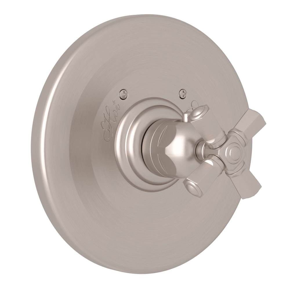 Rohl - Palladian 3/4'' Thermostatic Trim Without Volume Control - Satin Nickel
