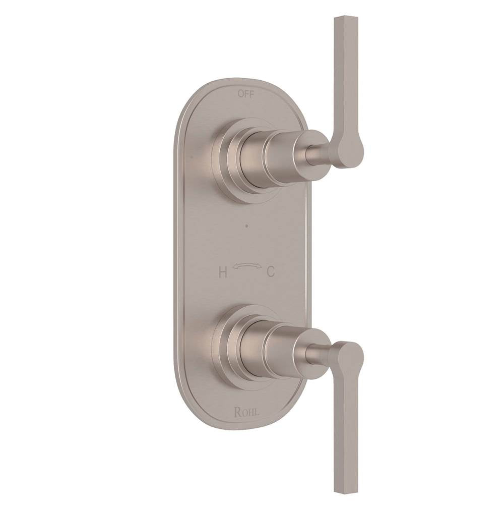 Rohl - Lombardia 1/2'' Thermostatic Trim With Diverter - Satin Nickel