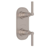Rohl - Lombardia 1/2'' Thermostatic Trim With Diverter - Satin Nickel