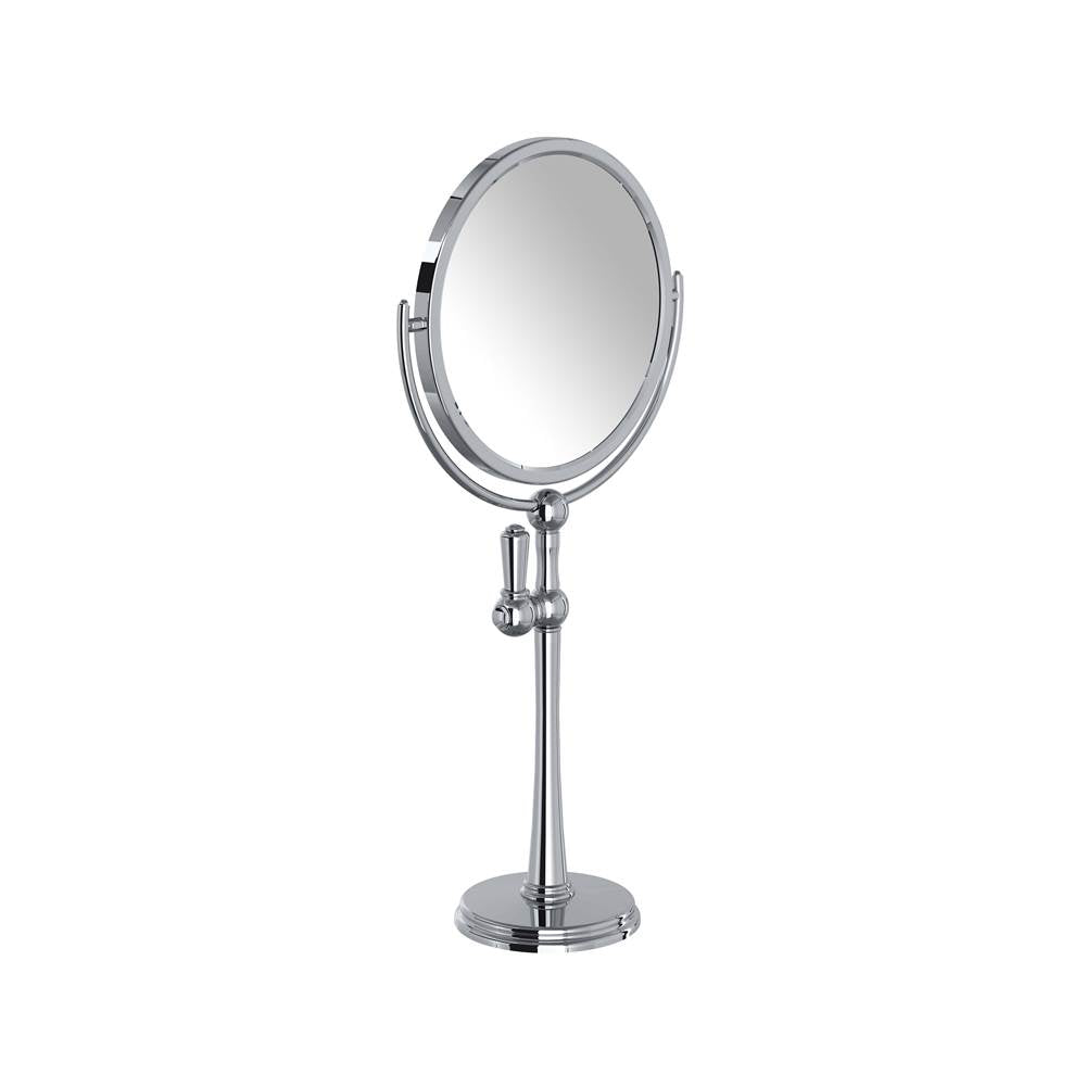 Rohl - Freestanding Makeup Mirror - Polished Chrome