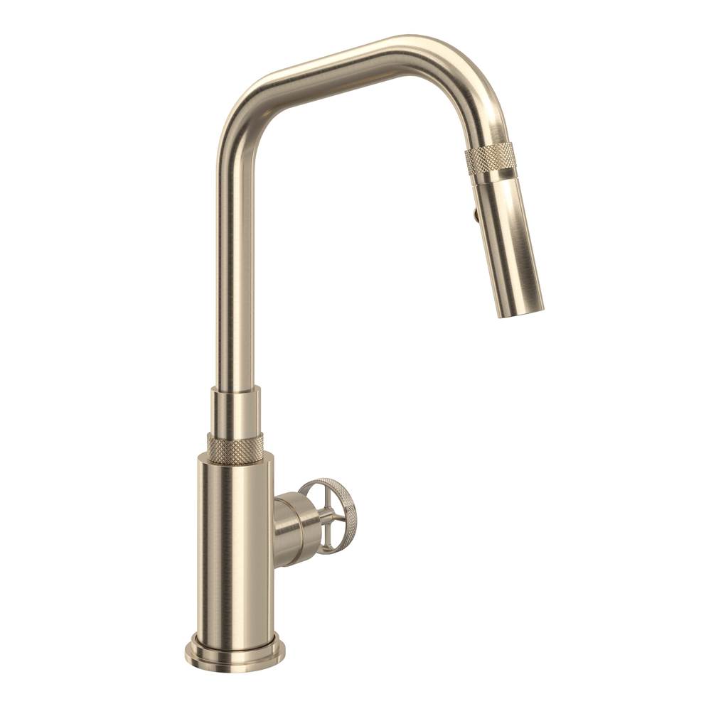 Rohl - CampoE Pull-Down Kitchen Faucet - Satin Nickel