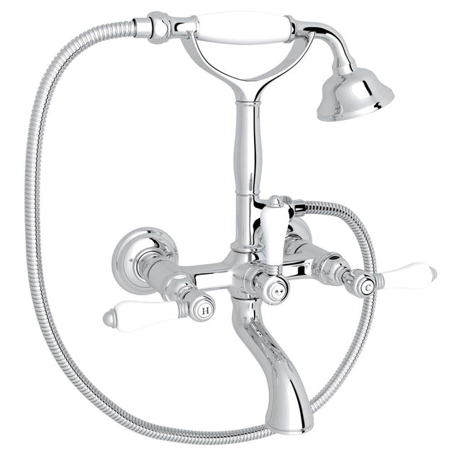 Rohl - Exposed Wall Mount Tub Filler - Polished Chrome