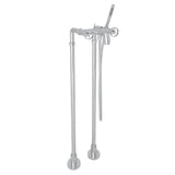 Rohl - CampoE Floor Mount Tub Filler - Polished Chrome