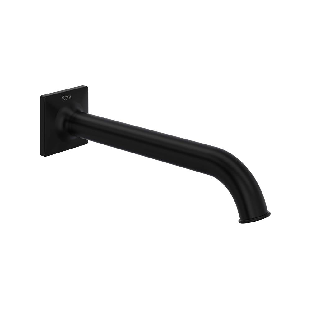 Rohl - ApothecaryE Wall Mount Tub Spout - Matte Black