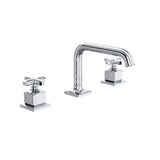 Rohl - ApothecaryE Widespread Lavatory Faucet With U-Spout - Polished Chrome