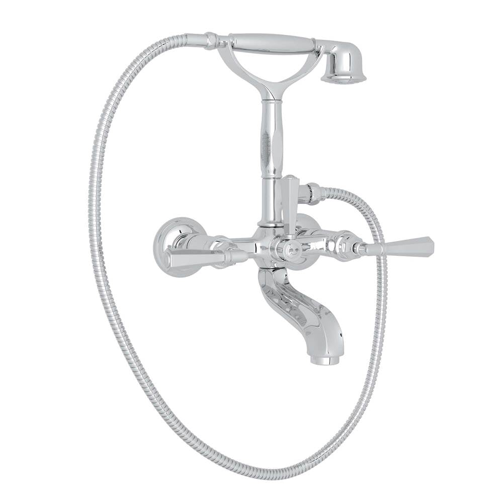 Rohl - Palladian Exposed Wall Mount Tub Filler - Polished Chrome