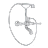 Rohl - Palladian Exposed Wall Mount Tub Filler - Polished Chrome