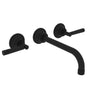 Rohl - Graceline Wall Mount Tub Filler Trim - Matte Black