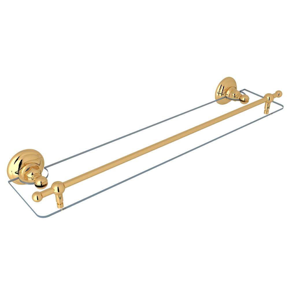 Rohl - Wall Mount Towel Shelf - Italian Brass