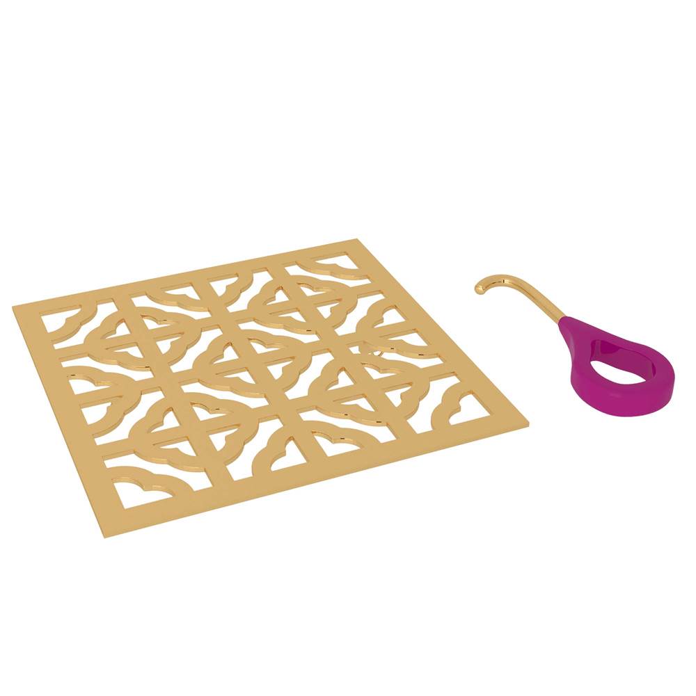 Rohl - Petal Decorative Drain Cover - Italian Brass