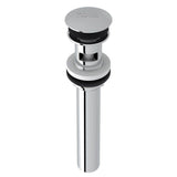 Rohl - Lavatory Push Drain With Overflow - Polished Chrome