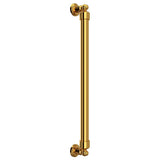 Rohl - 22'' Grab Bar - Unlacquered Brass