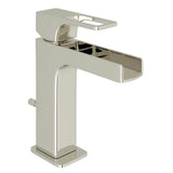 Rohl - QuartileE Single Handle Lavatory Faucet With Trough - Polished Nickel