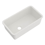 Rohl - AlliaE 34'' Fireclay Single Bowl Undermount Kitchen Sink - Pergame