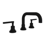 Rohl - Lombardia Widespread Lavatory Faucet With U-Spout - Matte Black