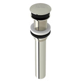 Rohl - Lavatory Push Drain Without Overflow - Polished Nickel