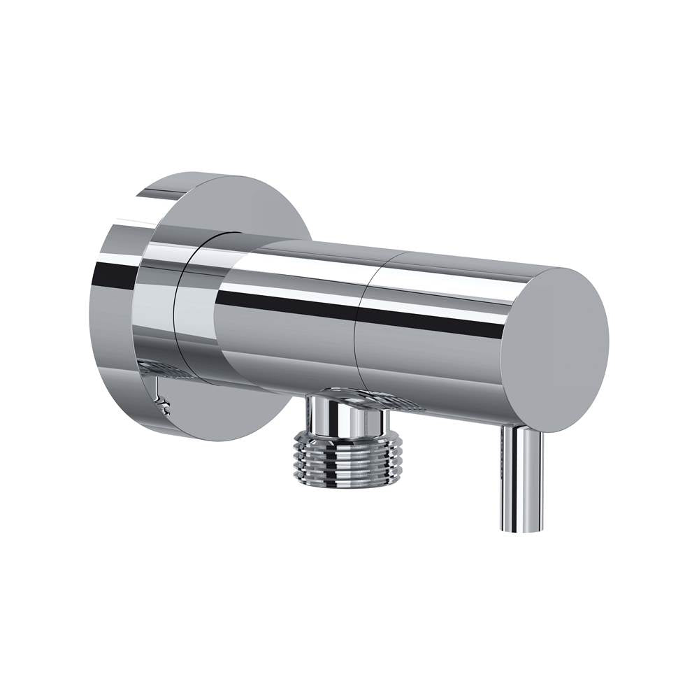 Rohl - Handshower Outlet With Integrated Volume Control - Polished Chrome