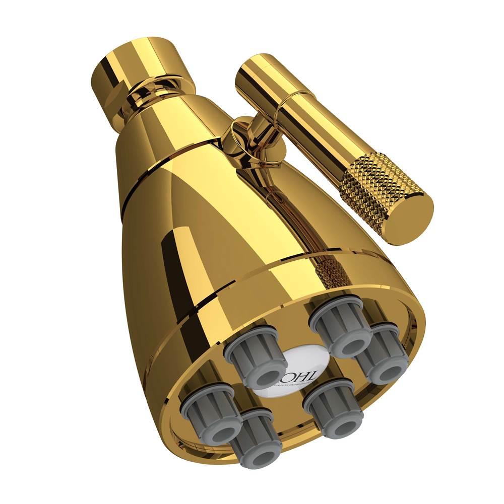 Rohl - 3'' Multi-Function Showerhead - Unlacquered Brass