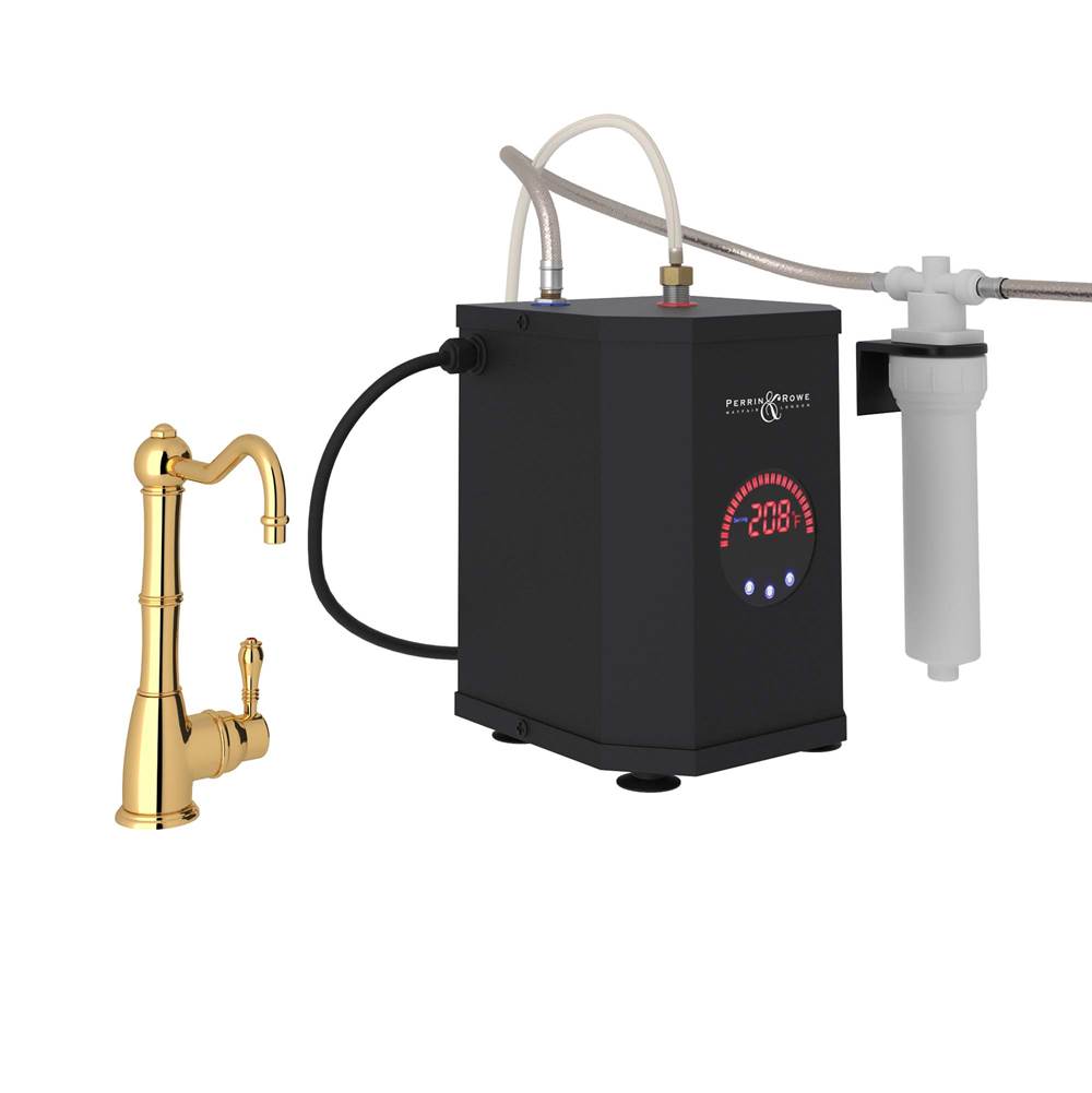Rohl - Acqui Hot Water Dispenser, Tank And Filter Kit - Italian Brass