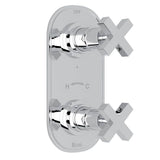 Rohl - Lombardia 1/2'' Thermostatic Trim With Diverter - Polished Chrome
