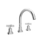 Rohl - Lombardia Widespread Lavatory Faucet With C-Spout - Polished Chrome